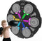 Music Punching Machine for Kids Adults,Bluetooth Wall Mounted Boxing Trainer with Gloves,Rhythm