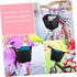 Commuting Toddmomy Braided Bike Basket Front Carrier Plastic Retro Bicycle Storage Basket Black for and Grocery