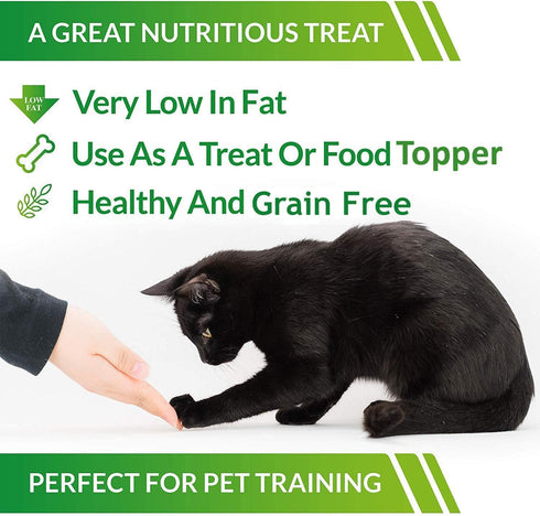 5 oz Life Essentials Chicken Littles Freeze Dried Chicken Cat & Small Dog Treats, Healthy Single Ingredient Training