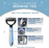Deshedding Dog Brush - Undercoat Rake for Cats & Dogs - Double Sided Brush for Shedding and Dematting Comb Grooming