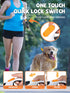 Douexio Upgrade Retractable Dog Leash with LED Flashlight for Small Medium Dogs Up to 66 lbs, Anti-Slip Handle