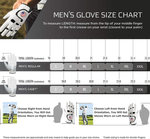 3 Pack ML 3XL Amy Sport Golf Gloves Men Left Hand Right Handed Golfer with Ball Marker Soft Leather Weathersof Grip