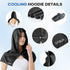CHEMLUK 4 Packs Cooling Hoodie Towel: Cooling Towels for Neck and Face, Quick-Dry Absorbent Soft Breathable Sweat Neck