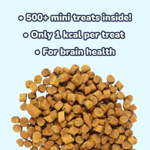 healthybud Mini Dog Training Treats - Beef Liver Soft Trainer Bites, 500+ Bits, 6.5oz, Puppy Chews