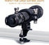 LIGHTFE Aluminum Bike Flashlight Mount for Large Size Bike Lights, 360° Rotation Adjustable Bicycle Flashlight Mount