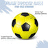 Junkin 4 Pcs Soft Foam Soccer Ball, 6'' Size 2, Indoor Outdoor Mini Sponge for Kids Beginner Practice