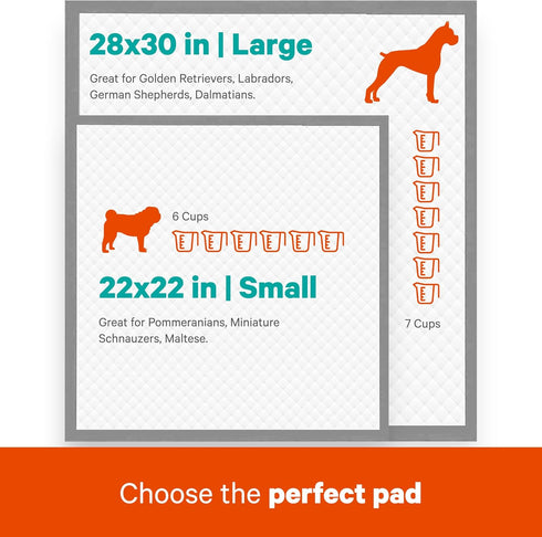 50 Count 28 30)) ASPCA Scented Puppy Pads, Dog Training Pee Pads, Absorbent Potty for Dogs, Quick-Drying Leakproof