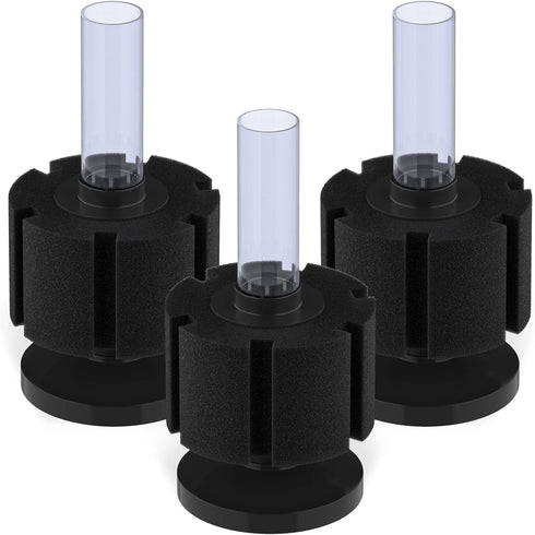 Pawfly Quiet Bio Sponge Filter for Betta Fry, Shrimp & Small Fish | 3 Pack for Fish Tank up to 30 Gallons