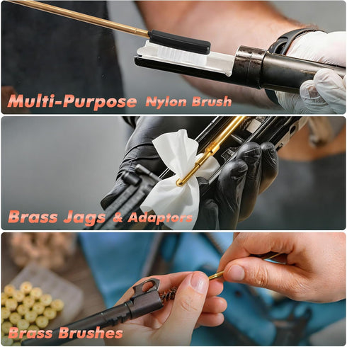 2 oz. 1 oz. .22,.357,.38,9mm,.45 Keze Gun Oil CLP Gun Cleaner Lubricant Universal Handgun Cleaning Kit - Fine Mist Pump