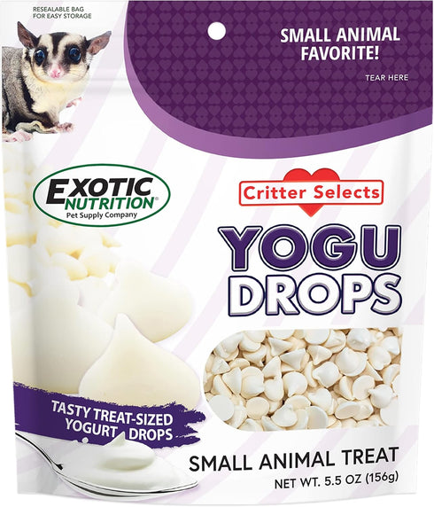 Yogu Drops - All Natural Healthy Yogurt Treat - for Sugar Gliders,