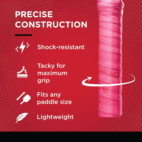 GAMMA Pickleball Supreme Overgrip, Easy to Apply Grip Tape for Pickle Ball Paddles, Multiple Color OG