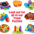 Brightkins Pizza Party! Treat Puzzle - Interactive Dog Puzzle Toys, Fun Gifts for Dogs
