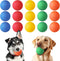 Hiboom 15 Pack Natural Rubber Tennis Balls for Dogs Catching Pet Dog