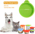3 Pack Cat Food Can Lids - Food Safe BPA Free & Dishwasher Safe Silicone Covers for Cat Food Cans