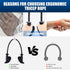 Tricep Rope with Ergonomic Handles - 36 Inch Tricep Pull Down Rope for Cable Machine, Pulley System, Gym Attachment