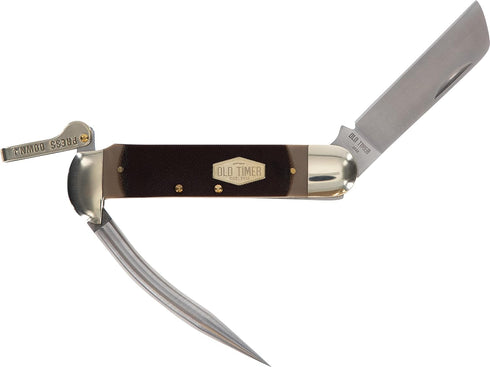 Old Timer 735OT Mariner 6.9in Leverlock Folding Pocket Knife with High Carbon Stainless Steel Blade for Outdoors