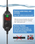 AquaMiracle 25W Adjustable Submersible Aquarium Heater with LED Digital Display, for 3-5 Gallon Tanks