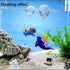 3 Pack Floating Fish Tank Decorations, Cute Little Diver, Surfer Boy, Whale-Riding Girl for Aquarium Decor