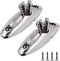 SHENGHUISS Quick Release Bimini Top Swivel Hinge - 316 Stainless Steel Deck Side Mount Marine Hardware with Screws