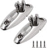 SHENGHUISS Quick Release Bimini Top Swivel Hinge - 316 Stainless Steel Deck Side Mount Marine Hardware with Screws