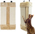 2 Pack Corner Cat Scratcher, Natural Sisal Wall Mounted Boards, Kitty Scratch Pads for Indoor Cats, Furniture Protector
