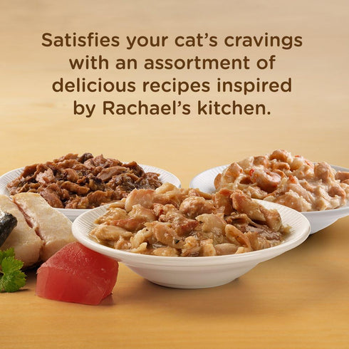 Rachael Ray Nutrish Natural Wet Cat Food, Ocean Lovers Variety Pack, 2.8 Ounce Cup, Pack of 12