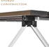 Grope Portable Camping Table with Aluminum Table Top, Folding Beach Table Easy to Carry, Prefect for Outdoor, Picnic