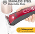 2-Speed 6 Kong Cordless-Corded Dog Clipper Kit Stainless Steel Blade, Waterproof, LED Spotlight, Use-While-Charging