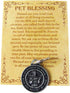 Westman Works St Francis Medal Set for Dogs Collar Pendant with Pet Prayer Gift Boxed