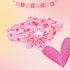 Lionheart Glory Valentine's Day Dog Collar with Flower, Pink Dog Collar with Bowtie for Small Dogs