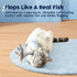 Potaroma Cat Toys Flopping Fish with Catnip - Moving Kitten Kicker, Floppy Wiggle Carp for Small Dogs