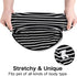 Koneseve Lightweight Stretchy Dog Shirt Vest, Soft Sleeveless Stripe Vests for Small Medium Large Dogs, 2 Pack Black +