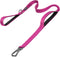 PetiFine 6FT Heavy Duty Dog Leash, Soft Padded Double Handle, Reflective Nylon Walking Lead for Large, Medium, Small