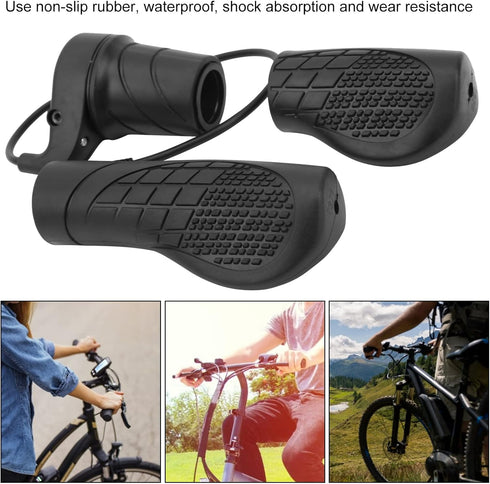 Waterproof Half Throttle Grip for Electric Scooter, Universal Throttle Handle for E Bike Mountain Bike