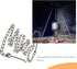 Stainless Steel Camping Tripod Board, Outdoor Cooking Tripod with Adjustable Chain for Hanging Cookware