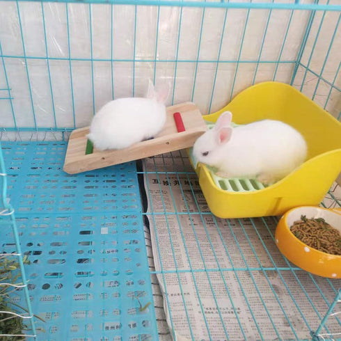 4 13.49.8x0.4'' Chinchilla Hamiledyi Piece Rabbit Feet Pad Hole Leak Water Design for Plastic Bunny Feet Pad Playpen