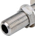 Stainless Steel 316 Boat Intake Strainer, Thread Thru-Hull Marine Pump Hose Fitting with Rubber Washer Gaskets