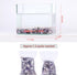 Amethyst Crystal Chips Bulk, Polished Tumbled Aquarium Gravel Rocks with Pink Quartz Bracelets