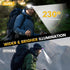 Rechargeable Headlamp 3PCS, LED Flashlight with Motion Sensor 230° Wide Beam, 5 Light Modes, Waterproof, Ultralight