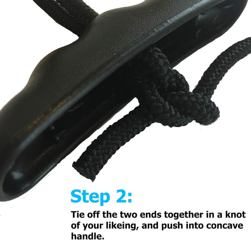 Occult Kayak Handles, 2 Pack, Ultra Heavy Duty Bungee, Replacement Installation Kit, Boat Accessories