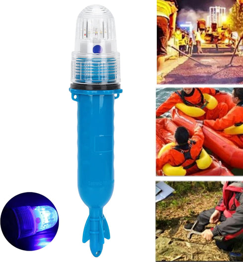 Safety Beacon Light, Boat Flares Kayak Navigation Lights, Emergency Flares Warning Flashing Bar for Marine Pontoon Ship