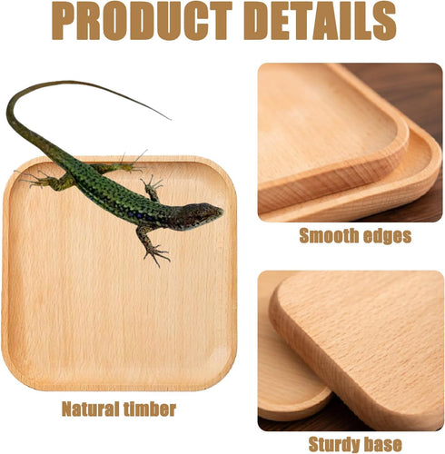 LYYZLFLDM 2 Pcs Leopard Gecko Potty Pad, Beech Crested Gecko Latrine Pad, Portable Gecko Tank Accessories for Reptile