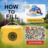 Golf Impact Bag, Portable Golf Swing Trainer and Practice Tool for Beginners, Waterproof Durable Accessory