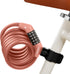 Retrospec Grizzly Plus Cable Bike Lock, Heavy Duty Anti Theft Bicycle Lock, 6 Foot Coiled Cut Resistant Cable