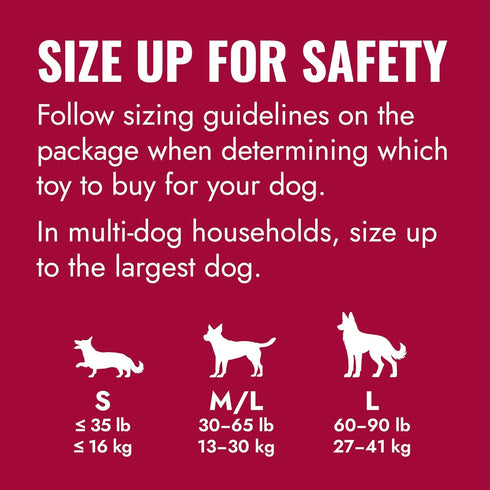 KONG Ball with Hole - Durable Dog Fetch Toy for Training, Interactive Playtime & More - Classic Natural Rubber Ball