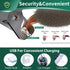 2-in-1 Dog Nail Grinder & Clippers for Large Medium Small Dogs, USB Rechargeable with Safety Guard and LED Lights