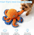 Squeaky Dog Toy for Puppy Teething, Plush Octopus Dog Toy, Puppy Chewing Toy, Soft Stuffed Chew Toys for Small Dogs