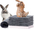 100 kathson Piece Rabbit Pee Pads,Disposable Pet Pees Pad,Cage Black Carbon Liner,Super Absorbent Leak Proof Cushion
