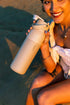 LARQ Bottle Swig Top 23oz, Insulated Stainless Steel Water Bottle with Built-In Handle, Mojave Dune