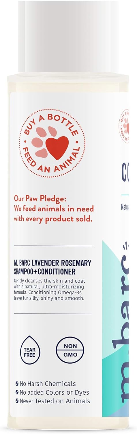 Naturals Dog and Cat Pet Shampoo + Conditioner 16oz. (2-Pack) - Lavender Rosemary